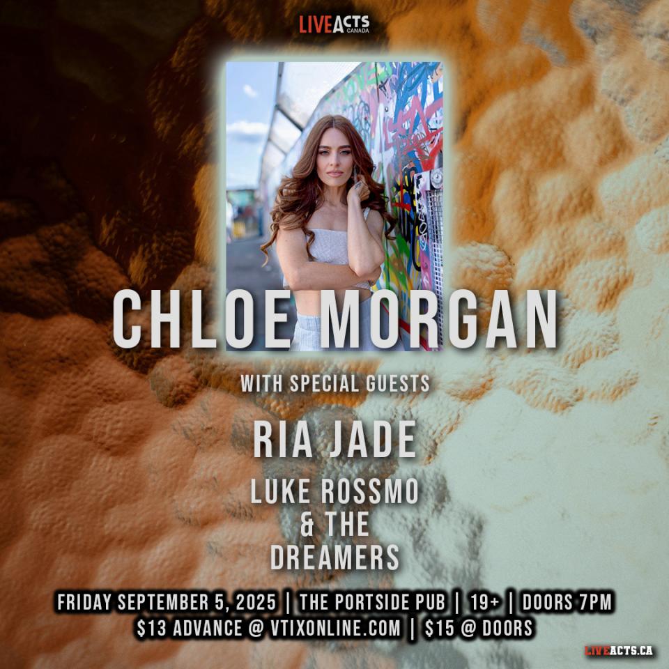 Chloe Morgan w/ Ria Jade, Luke Rossmo & the Dreamers