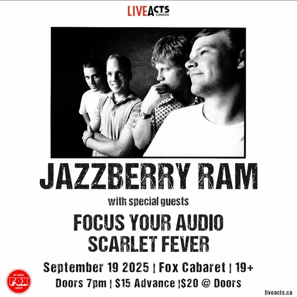 Jazzberry Ram w/ Focus Your Audio, Scarlet Fever