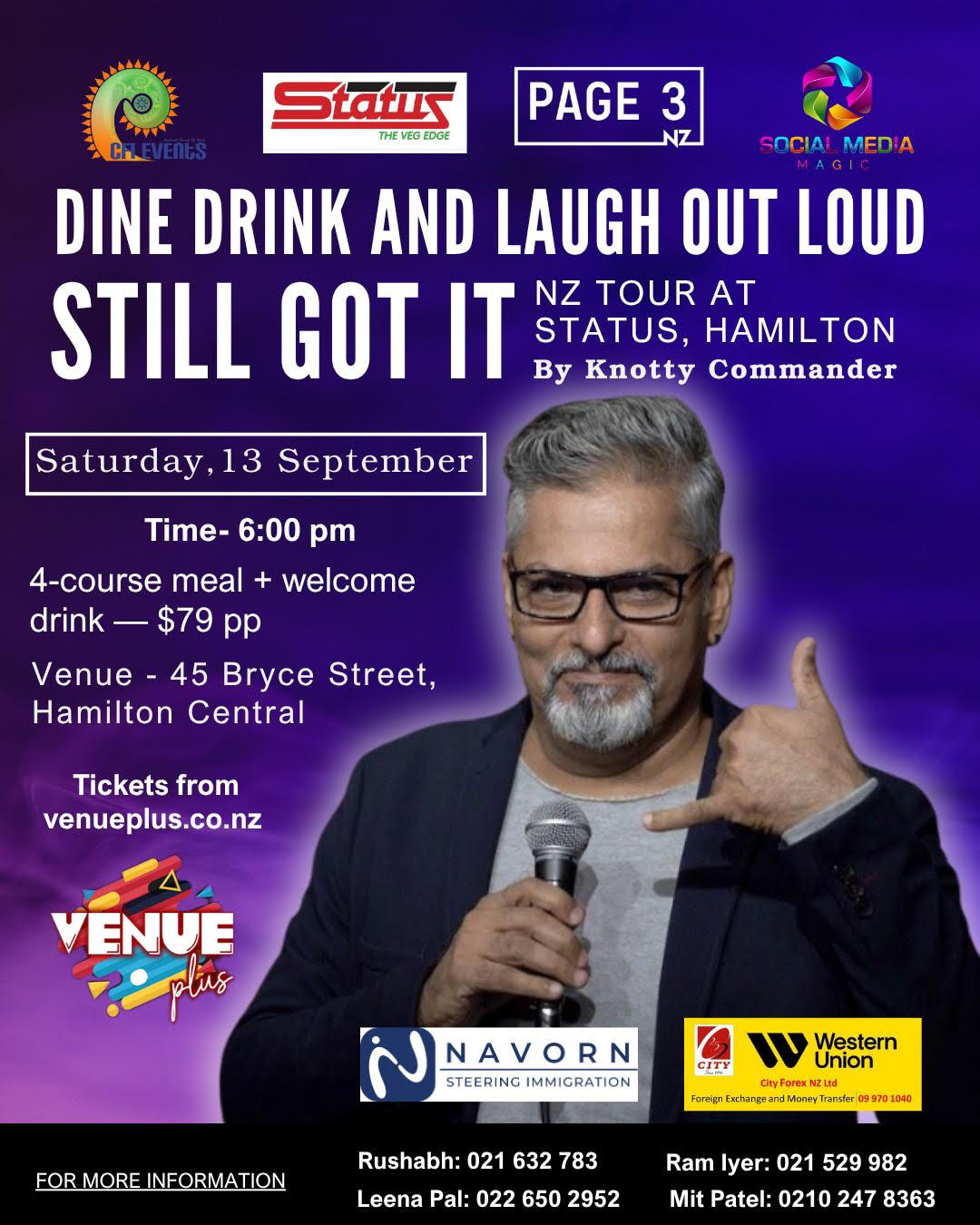 🎤 DINE, DRINK & LAUGH OUT LOUD!