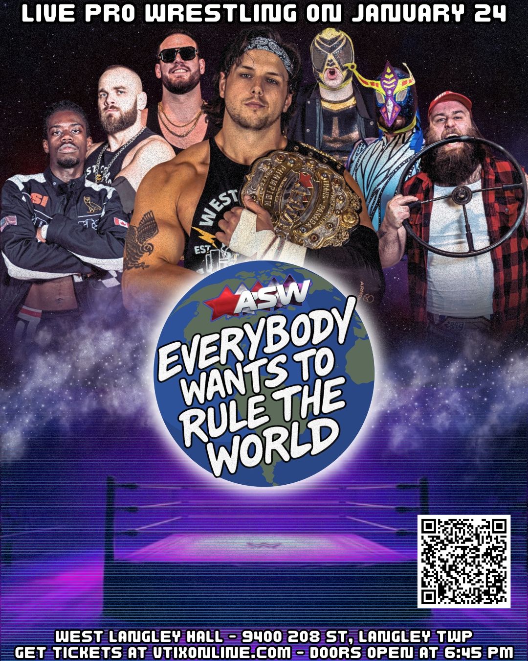 ALL STAR WRESTLING PRESENTS Everyone Wants to Rule the World