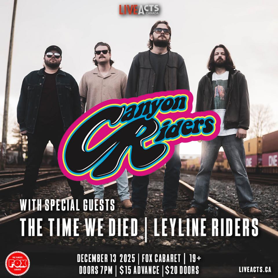 Canyon Riders w/ The Time We Died, Leyline Riders