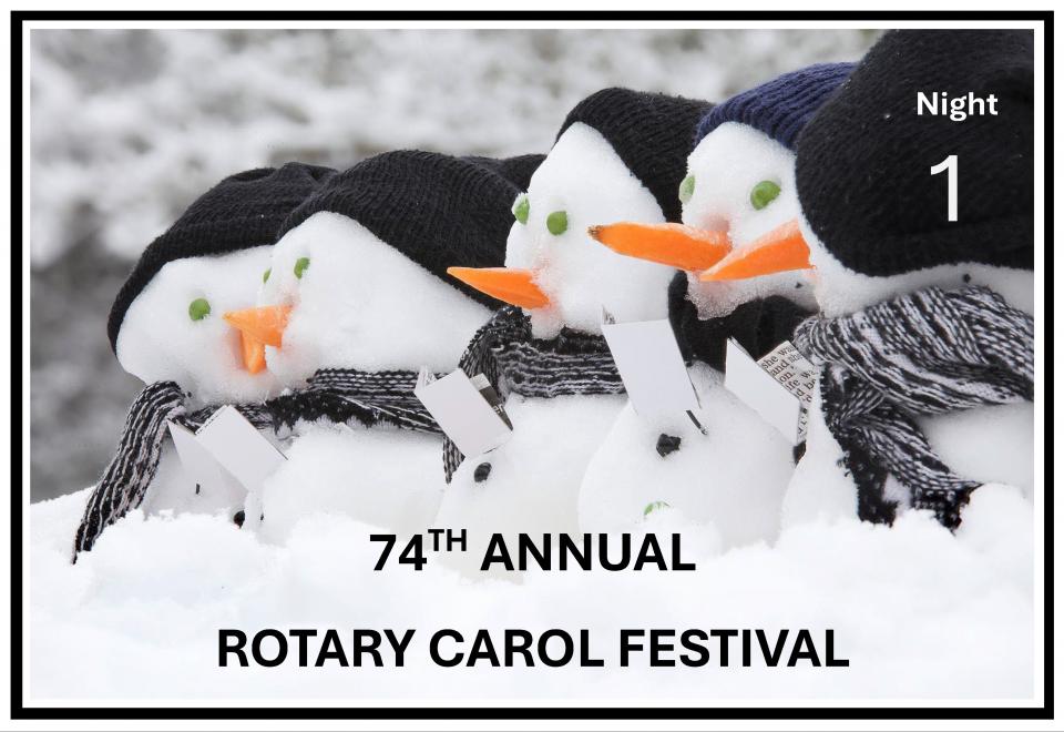 74th Annual Rotary Carol Festival - Night 1