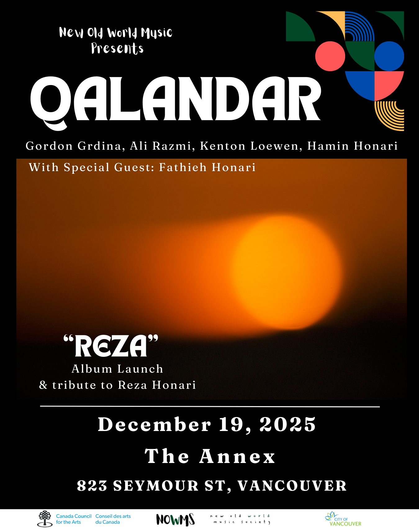 Ali Razmi Qalandar Reza Album Launch Tickets - Venue Plus