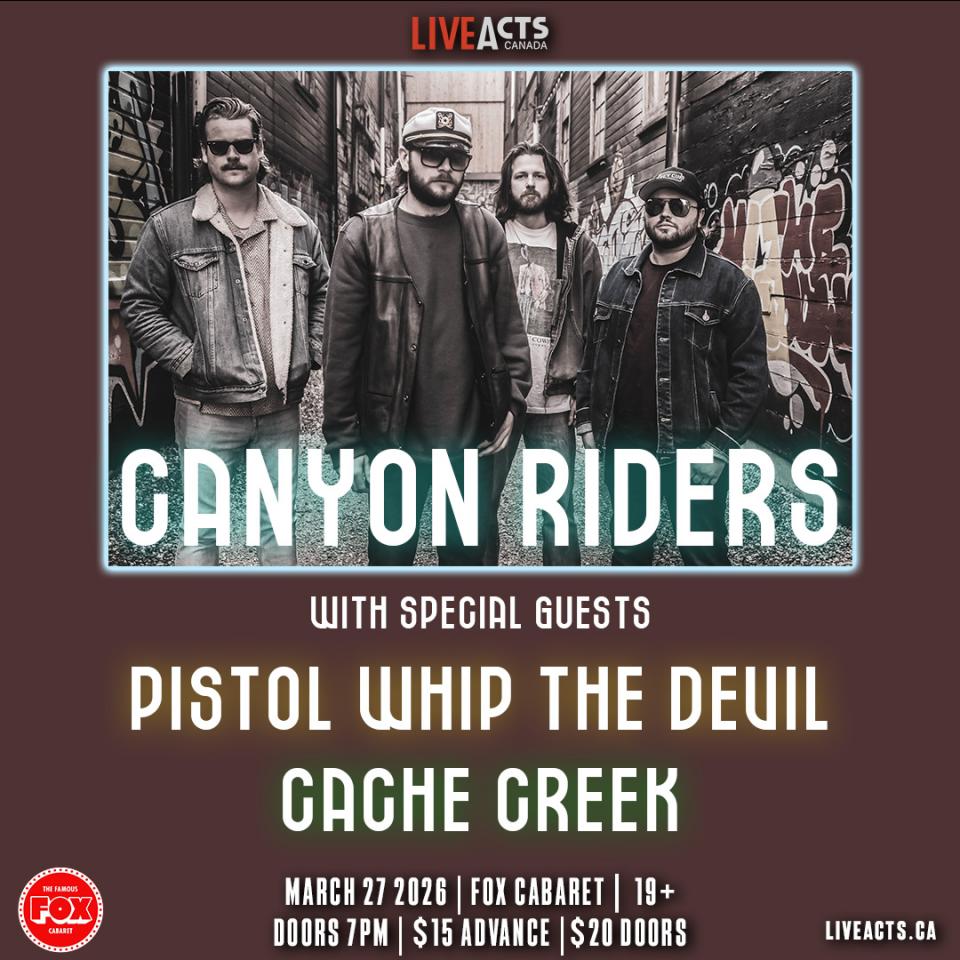 Canyon Riders w/ Pistol Whip The Devil, Cache Creek