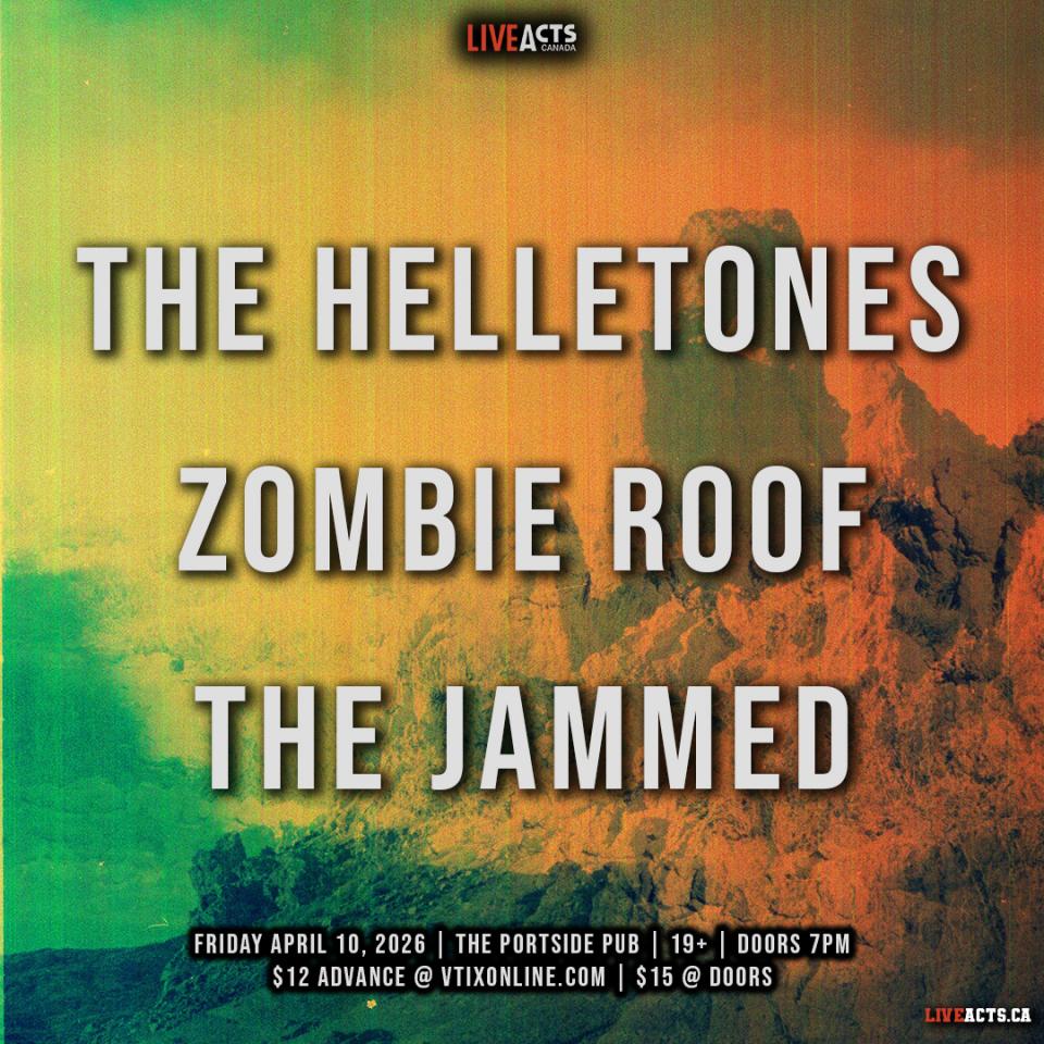 The Helletones w/ Zombie Roof, The Jammed