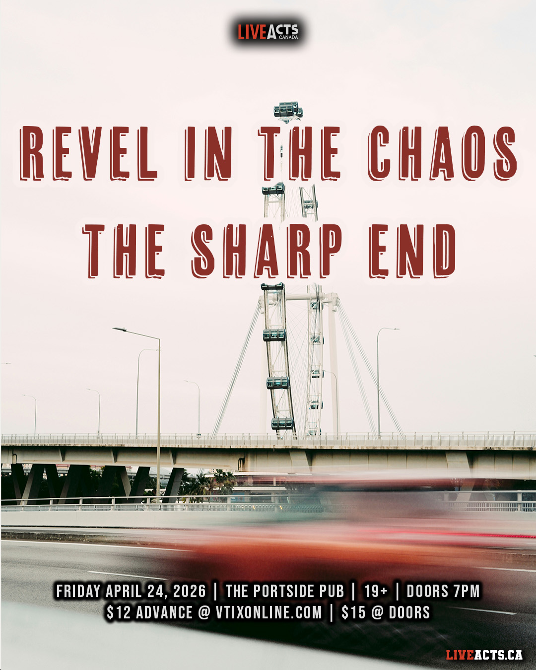 Revel in the Chaos w/ The Sharp End