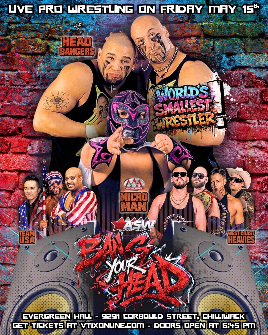 ALL STAR WRESTLING PRESENTS BANG YOUR HEAD!