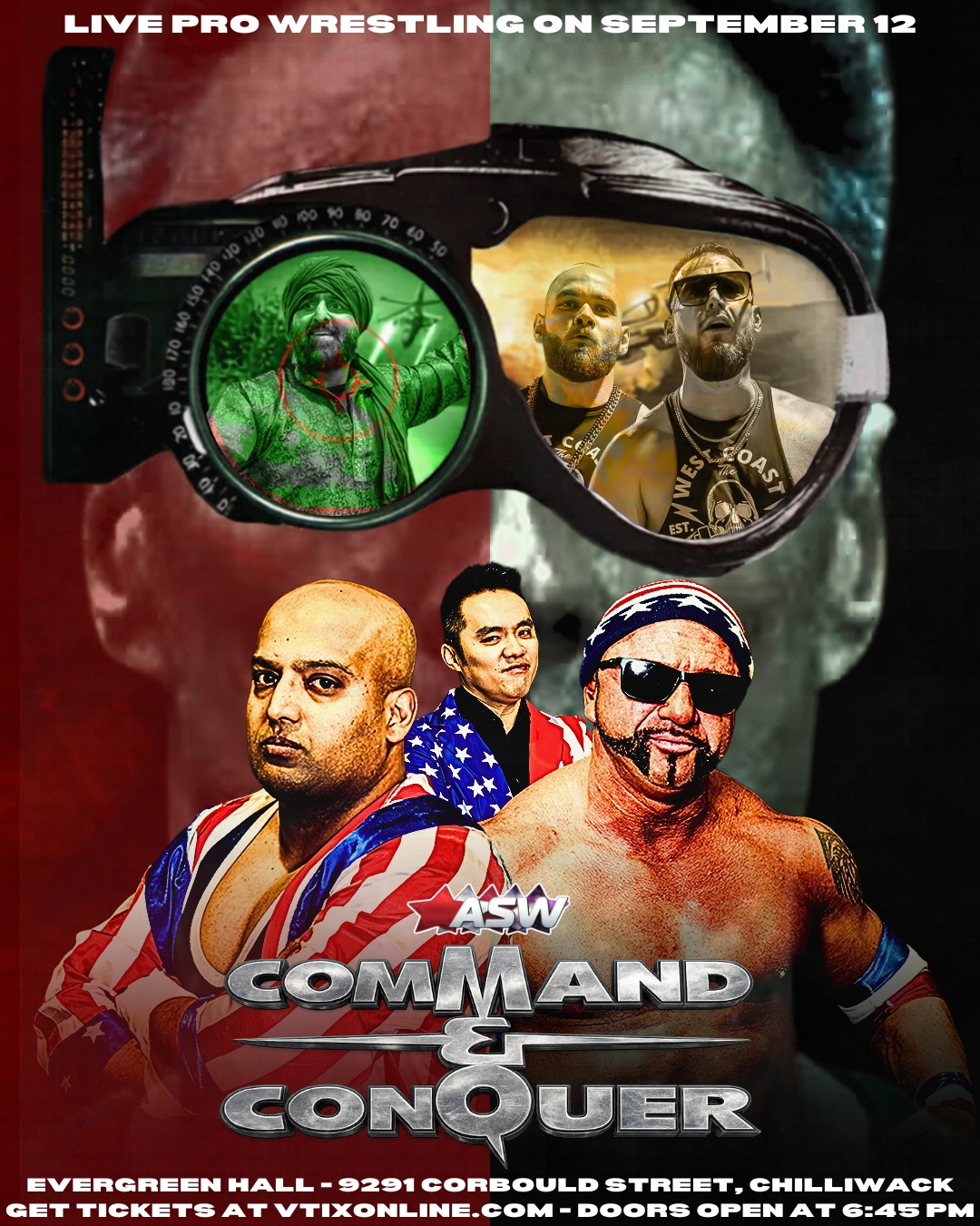 ALL STAR WRESTLING PRESENTS COMMAND AND CONQUER!