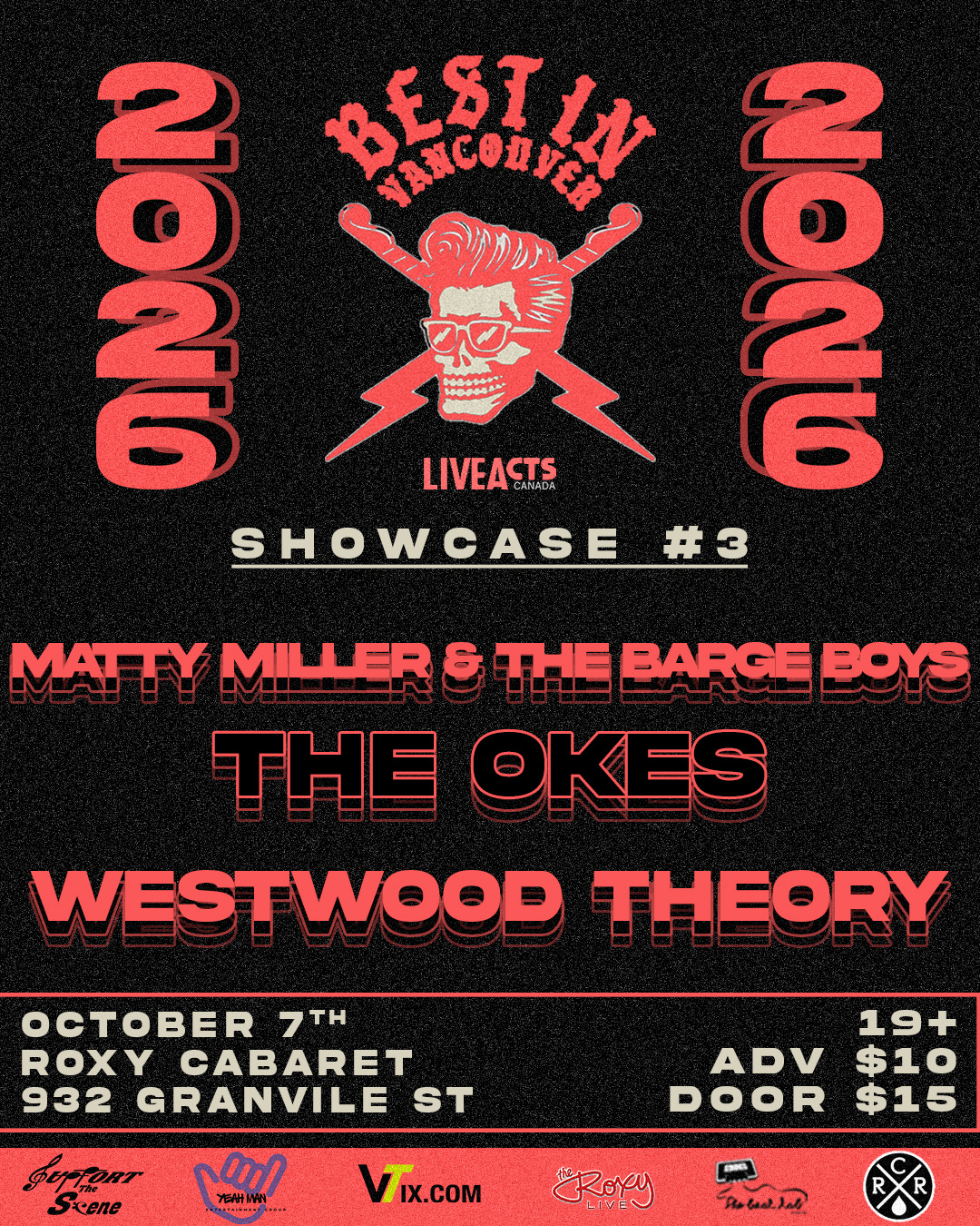 Best in Vancouver 2026: Matty Miller & the Barge Boys, The Okes, Westwood Theory